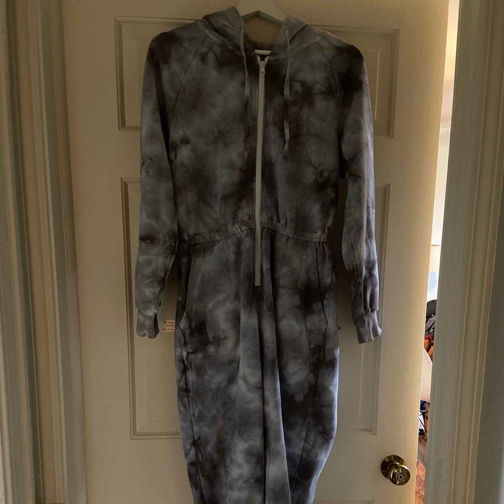 Tie-Died Sweat Jumpsuit